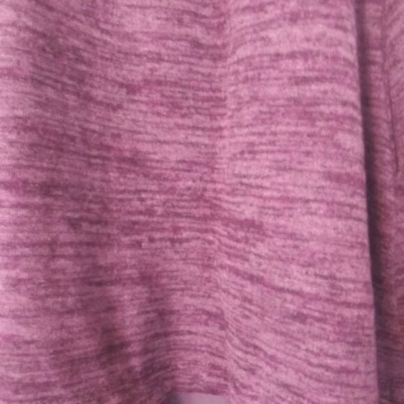 Logo by Lori Goldstein Women's S purple marbled sleeveless cardigan sweater - Picture 8 of 13